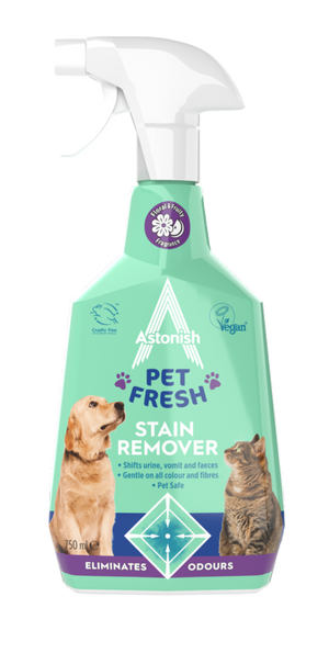 Astonish Pet Fresh Stain Removal 750ml Trigger Spray