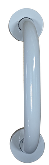 Securit Stainless Steel Grab Rail White 25 x 228
