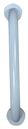Securit Stainless Steel Grab Rail White 25 x 228
