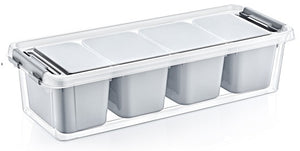 Hobbylife 4 Divider Deep Grand Organiser Box 3.5L