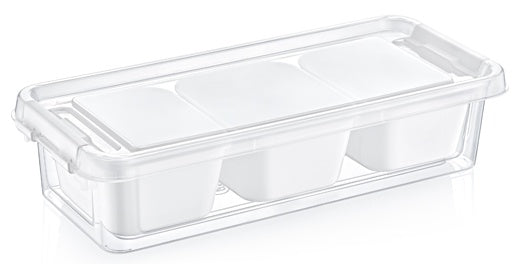 Hobbylife 3 Divider Flat Grand Organiser Box 1.2L