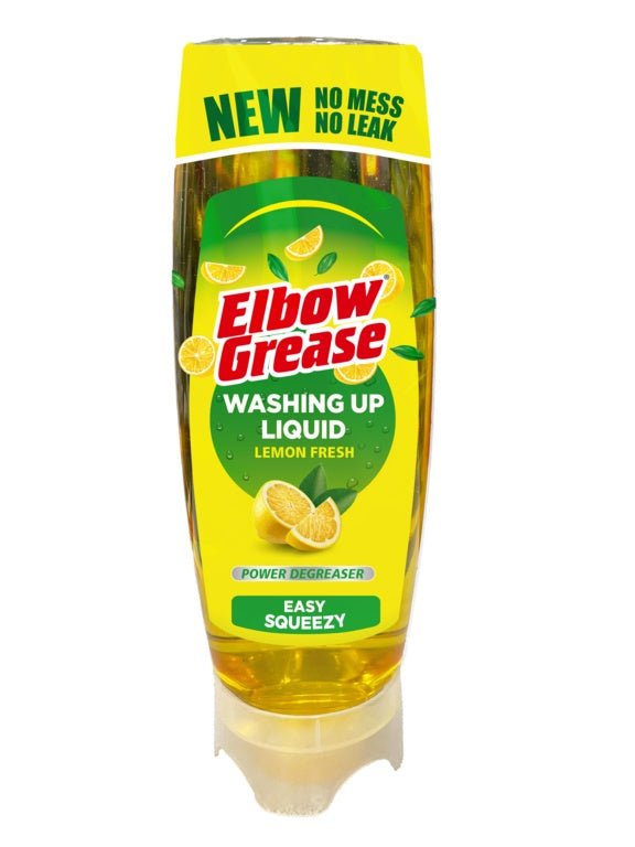 Elbow Grease Washing Up Liquid 450ml Lemon Fresh