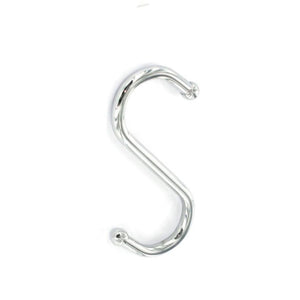 Securpak S Hook W Ball Tip Chrome Plated 80mm