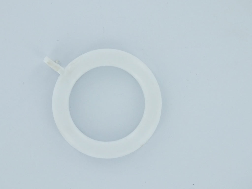 Securpak Curtain Pole Ring White 28mm 4 Pack