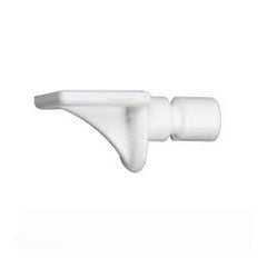 Securpak Shelf Support Plug Type White 8 Pack
