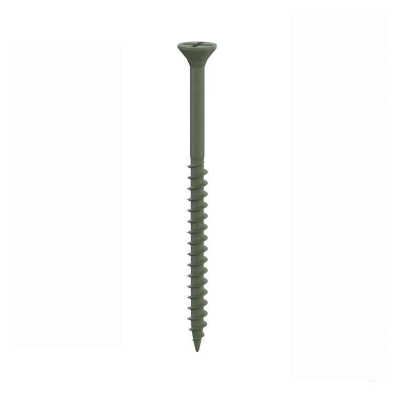 Securpak Green Decking Screws 4.5x50mm 12 Pack