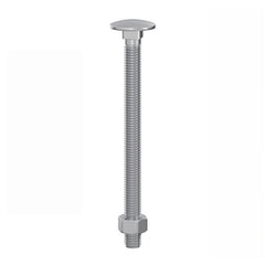 Securpak Carriage Bolt Zp M6x75mm 3 Pack