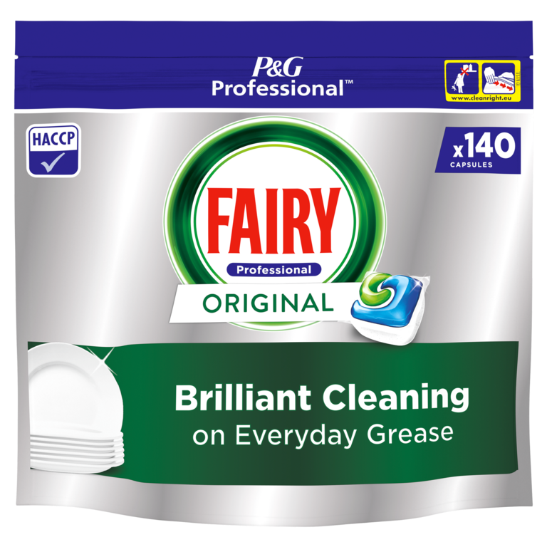 Fairy Professional All In One Dish Washer Capsules Original 140 Capsules