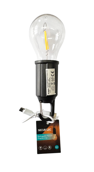Securlec Rechargeable Filament LED Lamp 100 LEDs