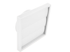 Securit Gravity Wall Flap Outlet 100mm White