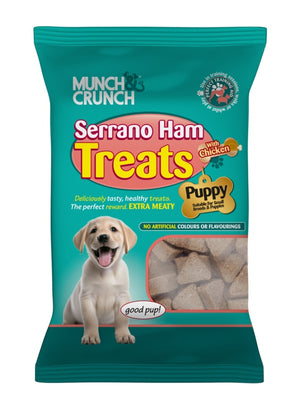 Munch  Crunch Puppy Serrano Ham Treats 150g