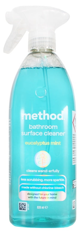 Method Bathroom Anti Bac Cleaner Spray 828ml Eucalyptus