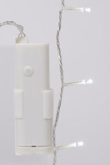 Kaemingk LED Durawise Outdoor Twinkle Lights 48 Bulb Cool White With Clear Cable