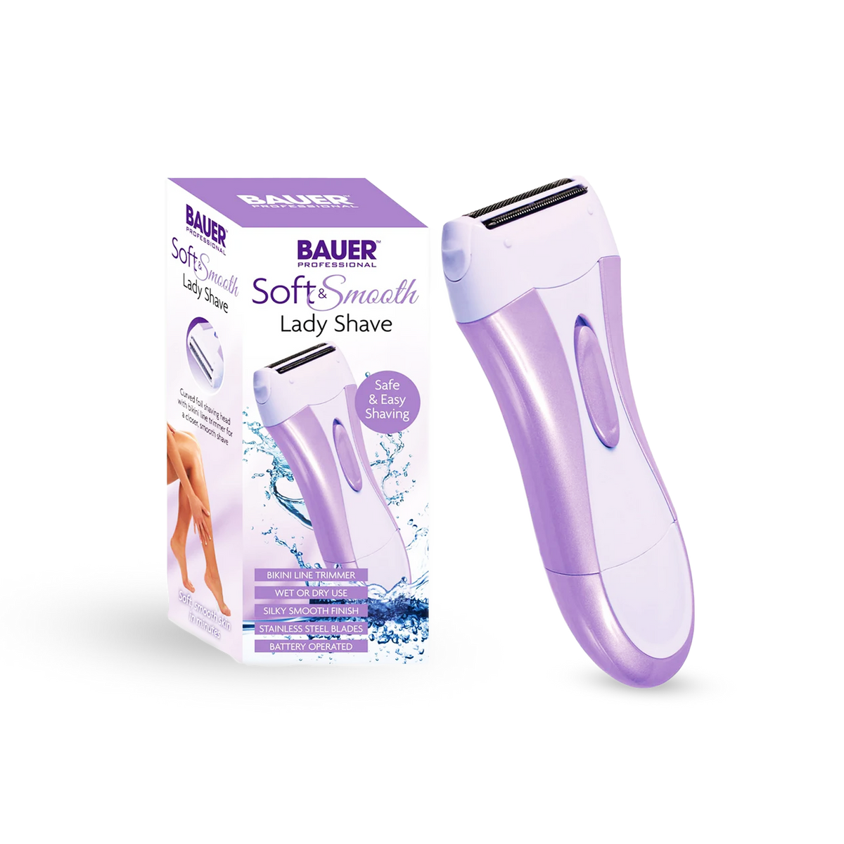 Bauer Soft and Smooth lady shave Battery operated