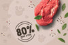 Steak Strips Beef & Pollock Delicious Soft Dog Treats 100g Natural Ingredients