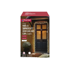 Premier SupaBrights Door Garland 440 LEDs 5.5m Warm White