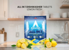 Astonish Powerful Cleaning All In 1 Dishwasher Tablets Lemon Fresh Salt & Rinse Aid
