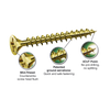 Spax Woodscrews With Yellox Coating 5.0mm x 50mm Box 500