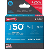 Arrow T50 Staples 12mm (1250)