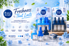 3xPlug in Refills for Febreze 3Volution Mountain Air & Fresh Linen Perfect Scent