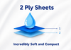 Classic Toilet Rolls 2 Ply Quilted Tissue Bulk Luxury Soft Strong Paper
