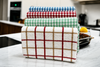 Pack of 8 Ottoman Tea Towels 100% Cotton Kitchen Dish Drying Cleaning Cloth