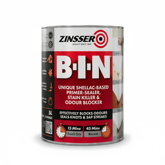 Zinsser B-I-N Primer Sealer Stain Killer 5L Interior Exterior Paint Prep