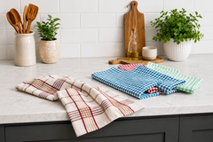 Pack of 8 Ottoman Tea Towels 100% Cotton Kitchen Dish Drying Cleaning Cloth