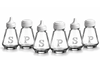 Ravenhead Essentials Salt Peper Classic Glass Tableware Brand New Pots