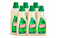 6x Dri-Pak Pure Liquid Soap Flakes 750ml Scent Free Laundry Household Cleaner