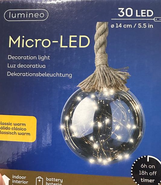 Kaemingk Micro LED Indoor Ball 50 LEDs