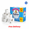 Classic Toilet Rolls 2 Ply Quilted Tissue Bulk Luxury Soft Strong Paper
