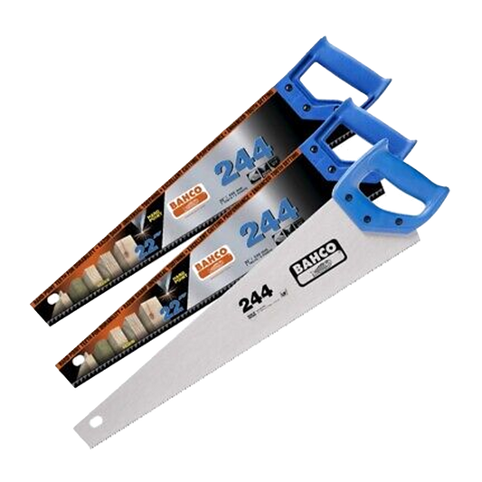 Bahco 2 x 244 22" Hard Point + 1 x 244 22" Fine Cut Handsaws Multipack