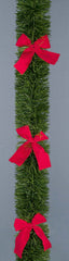 Premier Tinsel With Red Bows 2.7m x 10cm