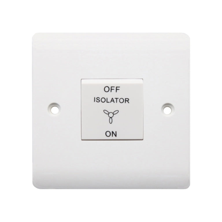 Securlec Fan Isolator Switch Round Edge