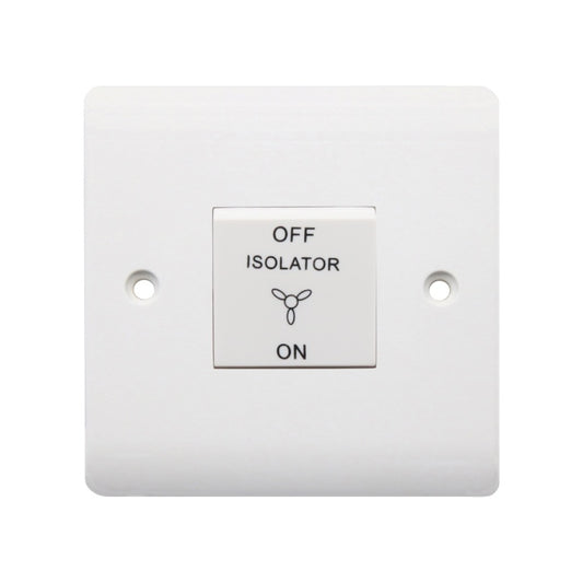 Securlec Fan Isolator Switch Round Edge
