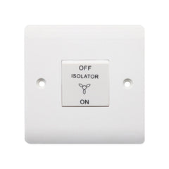 Securlec Fan Isolator Switch Round Edge