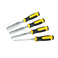SupaTool Chisel Set With Bi Material Handles 4 Piece