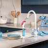 Dish Matic Washing Up Brush Sponge with Liquid Dispenser & Dishmatic Refill Heads