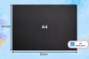 Black Card A4 300gsm Thick Recycled Cardstock Sheets Mounting Backing Craft Art