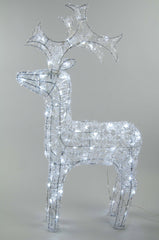 Kaemingk LED Outdoor Acrylic Reindeer 90cm Warm White
