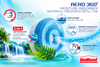 Unibond AERO 360° Moisture Absorber Waterfall Freshness Refill Tab