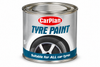 Carplan Tyre Paint 250ml - For Use On Tyres, Mudflaps & Any Other Rubber Surface