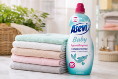 Asevi Baby Fabric Conditioner 60 Wash Bundle Sensitive Skin Laundry Softener