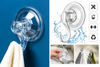 Clear Christmas Large Wreath Hanger Heavy Duty Suction Cup Window Door Hook