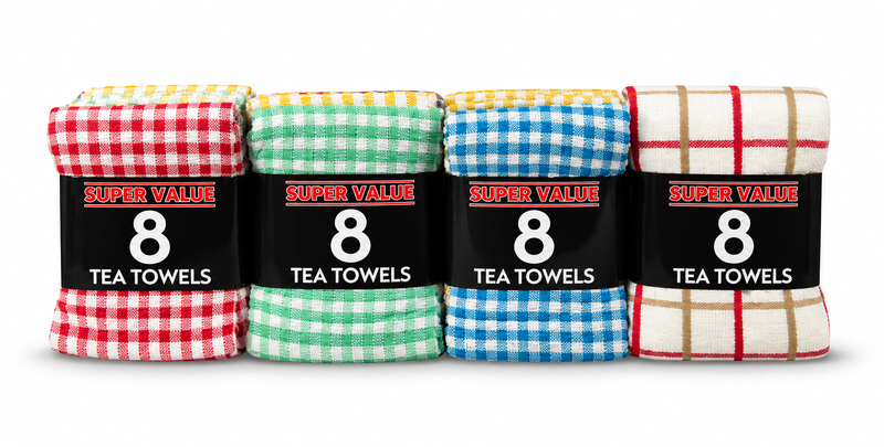 Ottoman Tea Towels 100% Cotton Kitchen Dish Drying Cleaning Cloth