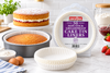 50 PACK SET LARGE NON STICK GREASE PROOF PAPER CAKE TIN LINERS BAKING CASE 1717