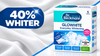 Dr. Beckmann Glowhite  maintains brighter white laundry 5 In-Wash Sachets