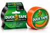 Duck Gaffer Heavy Duty Waterproof Cloth Tape 50mm x 10m & 48mm x 13.7m Orange Black