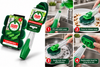 Addis Fairy Max Power Soap Dispensing Dish Brush Set Green with 3 Refills Pads